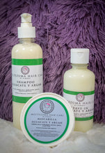 Cargar imagen en el visor de la galería, Aguacate y Argan kit de 3 piezas Shampoo, Mascarilla, Leave_in
