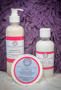Coco Curl kit 3 piezas SHampoo, Mascarilla, Leave-In