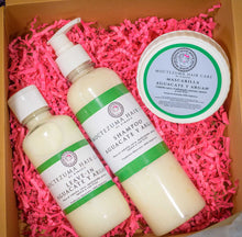 Cargar imagen en el visor de la galería, Aguacate y Argan kit de 3 piezas Shampoo, Mascarilla, Leave_in
