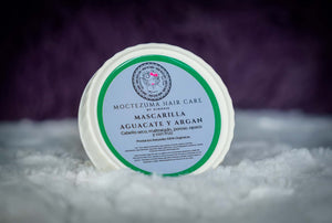 Mascarilla Aguacate y Argan- Para el cabello seco, maltratado, poroso, sin brillo, opaco y con frizz
