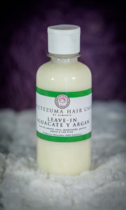 Leave-In Aguacate y Argan- Para cabello maltratado, seco, poroso, sin brillo, opaco y con frizz